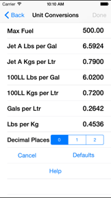 Aviation Fuel Converter screenshot