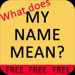 What does MY NAME MEAN? app icon