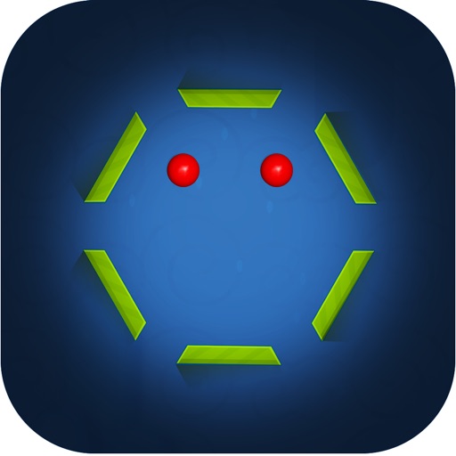 Hex Pong - Retro Arcade Game Icon