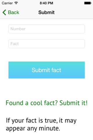 Facter - find and share facts with numbers screenshot 3