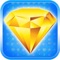 "Super Gem Matching Puzzle - highly addictive, fun and challenging