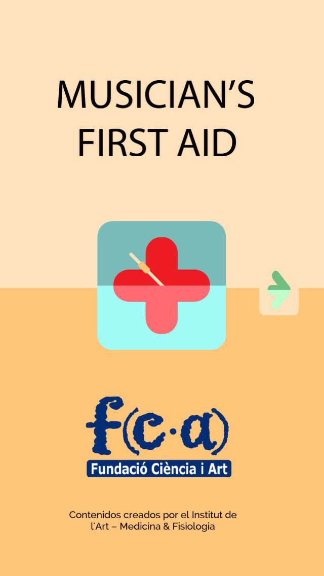 Musician's First Aid - Castellano (para iPhone) app screenshot