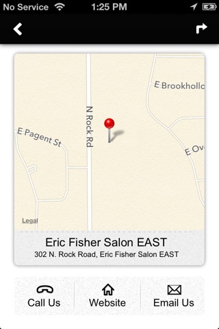 Eric Fisher Salon screenshot 2