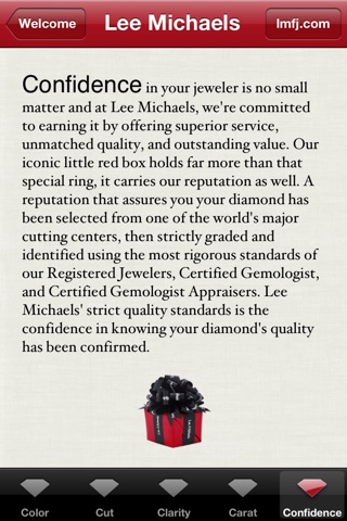 Lee Michaels Diamond Buying Guide screenshot 3