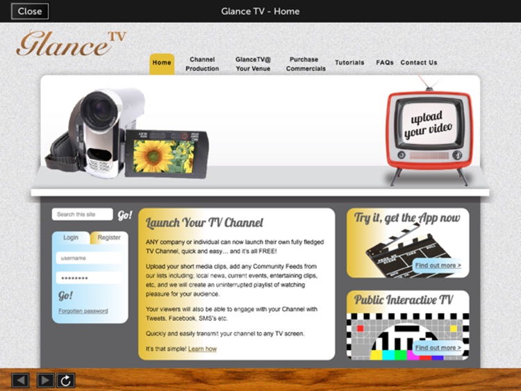 GlanceTV for iPad