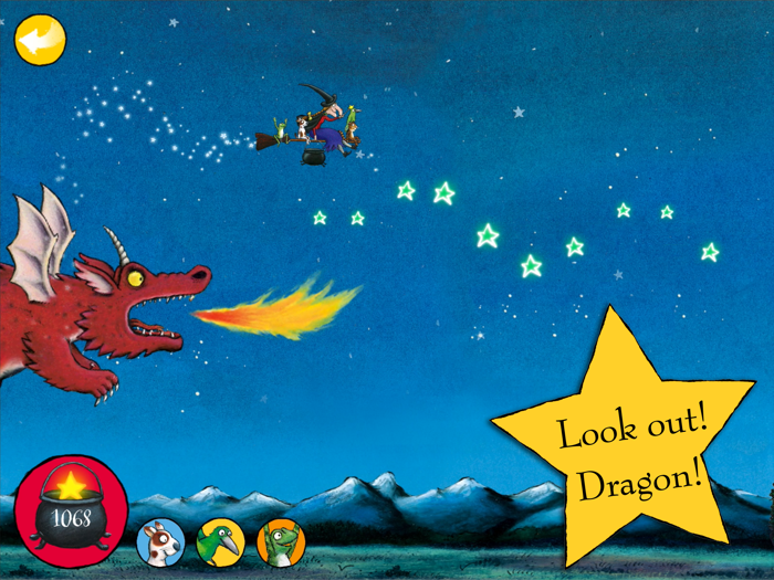 Room on the Broom Flying