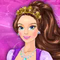 Princess Dresses beauty salon game for girls and kids who love makeover and make-up