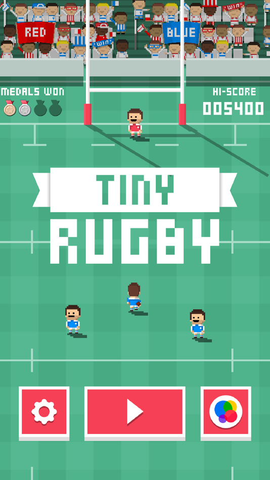 #5. Tiny Rugby (iOS) By: Fat Fish Games Ltd