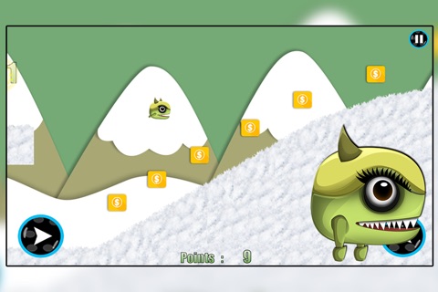 Snow Star Monster : The Snowboard Easy Fun Ice Race - Premium screenshot 4