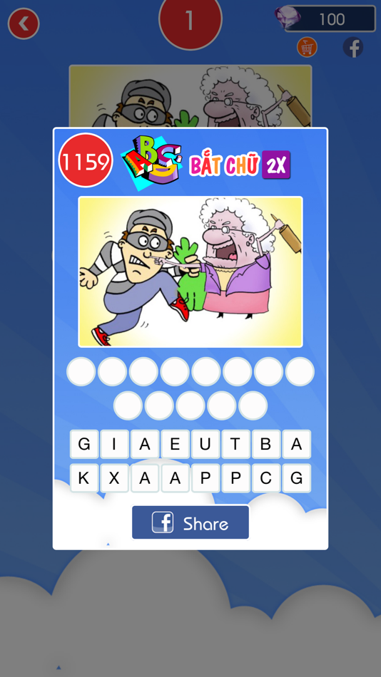 #3. Bắt Chữ 2X - Đuổi Hình Bắt Chữ Pro (iOS) 由: phuc pham