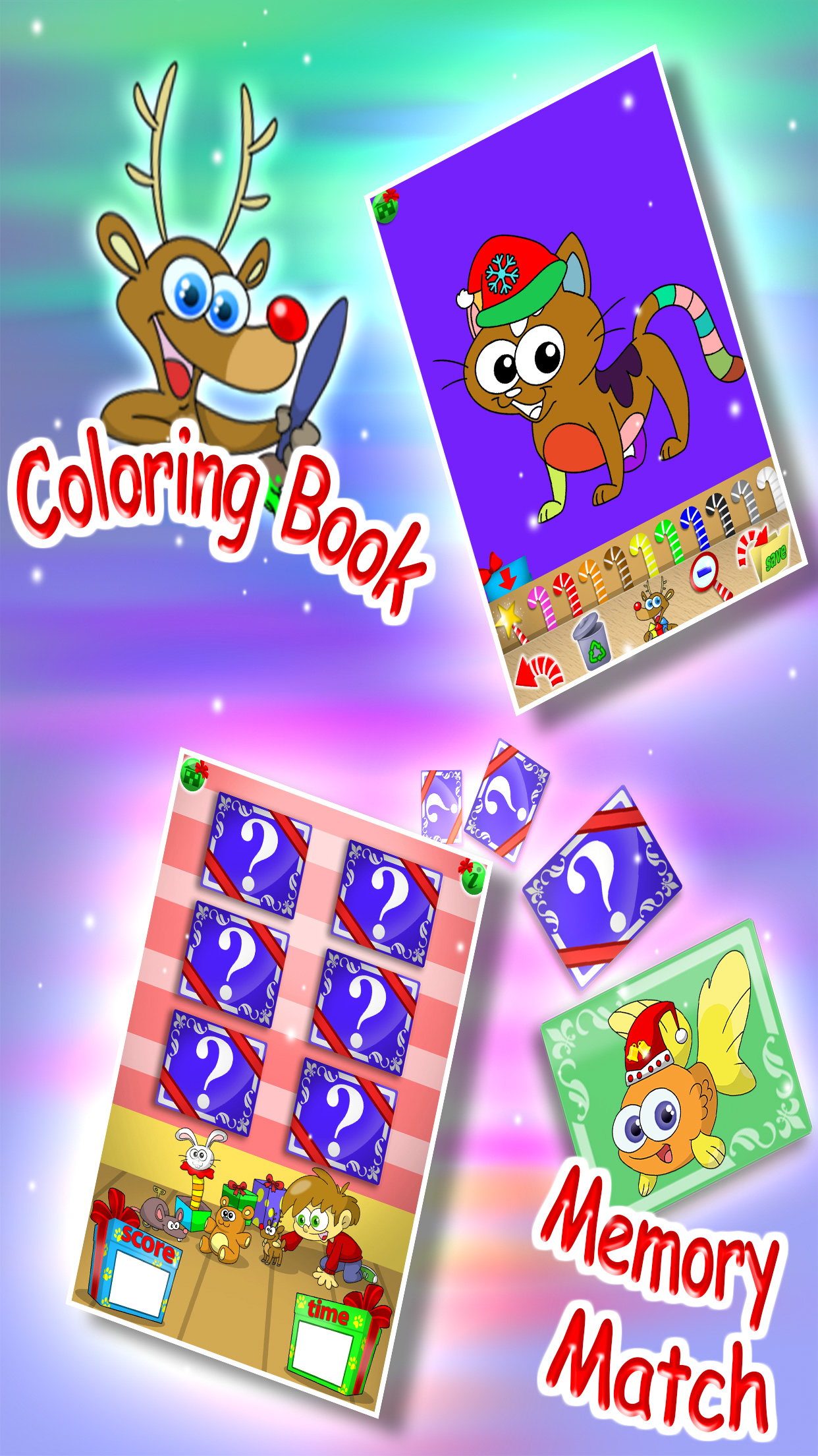 Christmas Pets Coloring screenshot 3