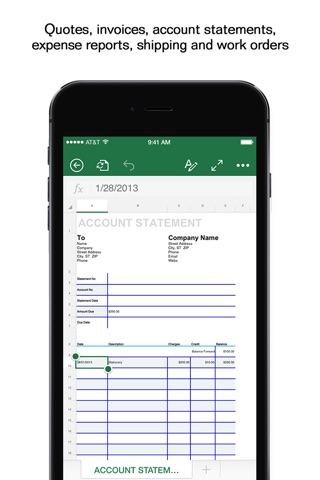 Templates for Microsoft Excel (Office) screenshot 3