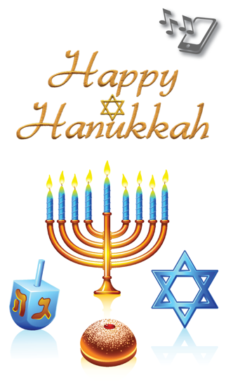 Happy Hanukkah Sounds iPhone screenshot