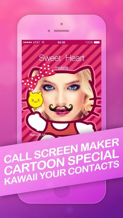 Call Screen Maker Pro - Cute Cartoon Special for iOS 8