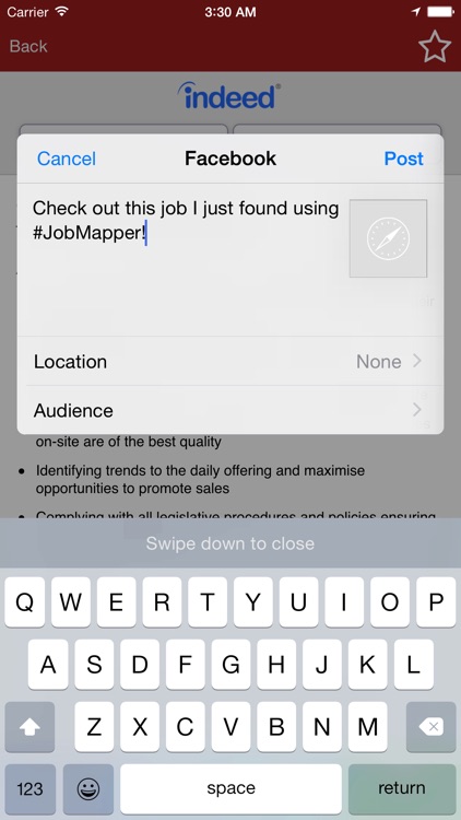 JobMapper: Job Search by Map Location screenshot-4