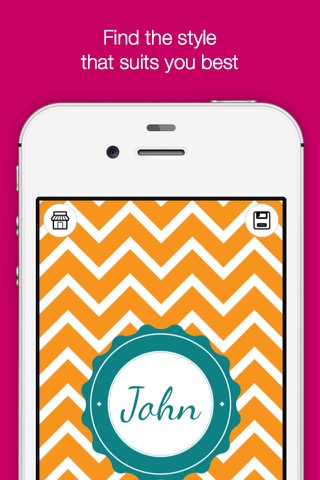 Monogram Chic FREE - Custom Wallpapers, DIY Backgrounds and Fashion Badges screenshot 4