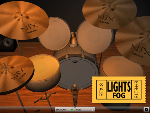 Screenshot #6 pour Spotlight Drums ~ The drum set formerly known as 3D Drum Kit
