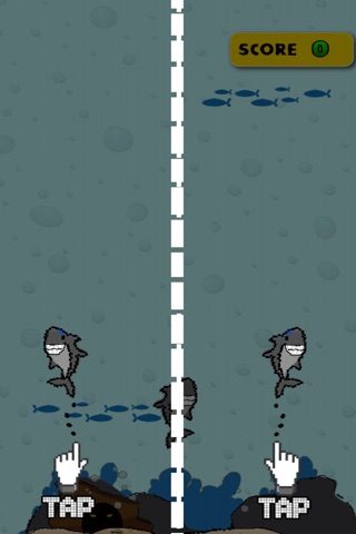 Swing Sharky – A deep sea shark swimming game screenshot 2
