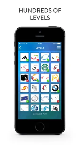 Game screenshot Swirly Logos - Guess the Logo, Emblem & Brand Name Quiz Game apk