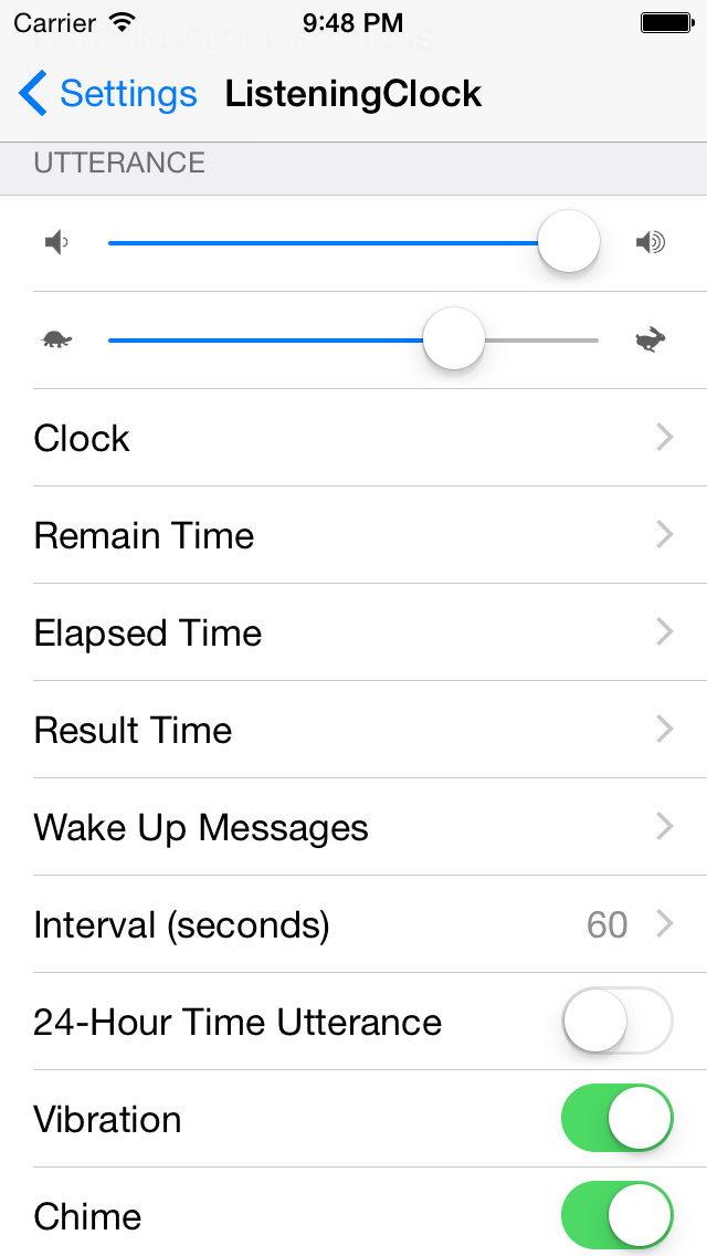 Listening Clock