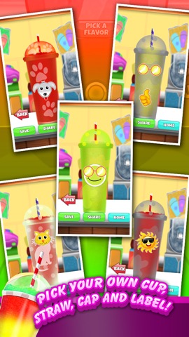 Slushie冷凍食品アイスキャンディソーダデザートドリンクメーカーゲームのおすすめ画像4
