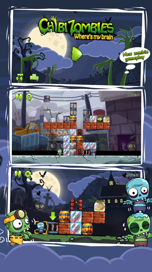 #1. Chibi Zombies : Where's my brain? (iOS) 由: BIG WOOD GAMES LIMITED