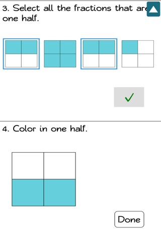 Color Fractions - 1st Grade Common Core screenshot 3