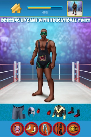 My Power Wrestling Heroes Copy And Draw Game - Advert Free App screenshot 2