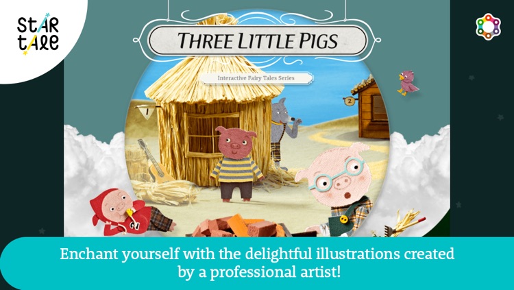 Three Little Pigs : Star Tale - Interactive Fairy Tales for Kids