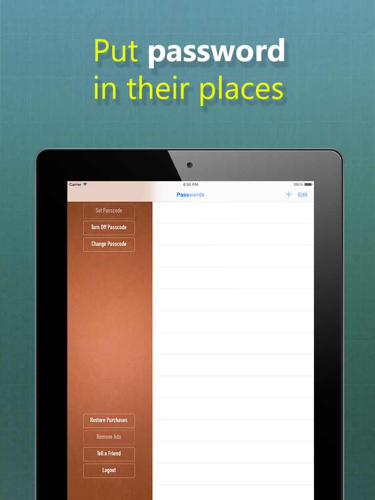 Password Manager - A Secret Vault for Your Digital Wallet with Fingerprint & Passcode screenshot 8