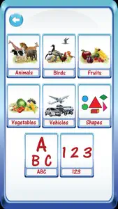 Preschool Kindergarten Kids English ABC Alphabets & Number Flash Cards screenshot #1 for iPhone