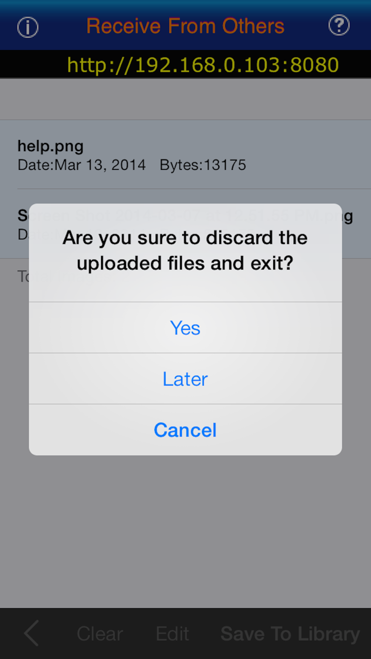 eTransfer Lite screenshot 4