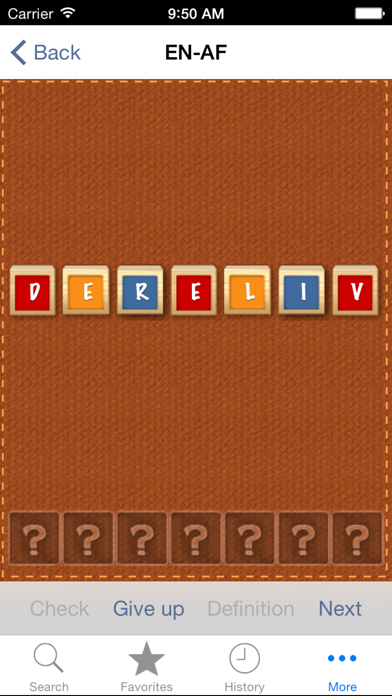 App screenshot