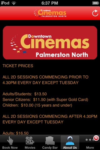 Downtown Cinemas screenshot 4