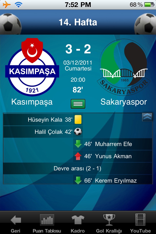 1. Lig Futbol screenshot 3