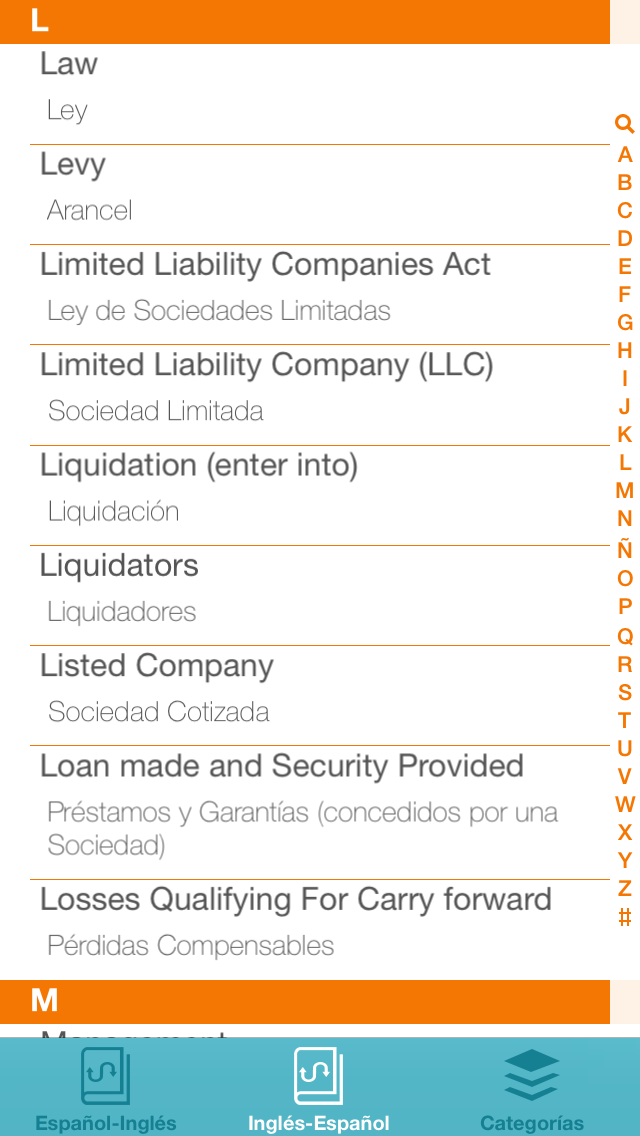 Diccionario Jurídico Fiscal Screenshot