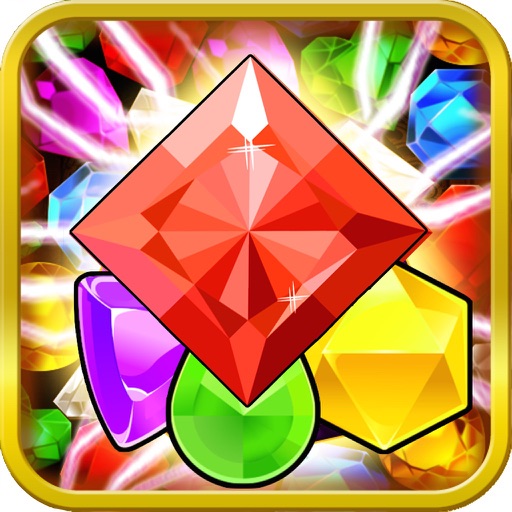 Jewel Blitz World - The best free Match 3 Game for Kids and Children icon