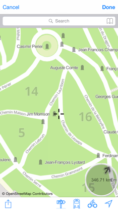 Père Lachaise Cemetery : Interactive Map screenshot 2