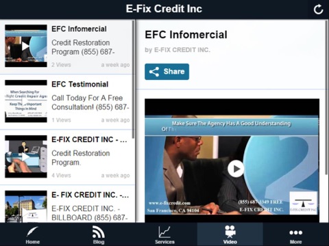 Screenshot #4 pour E-FIX CREDIT INC