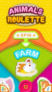 Animals Roulette - Sounds and Noises for Kids. screenshot #1 for iPhone