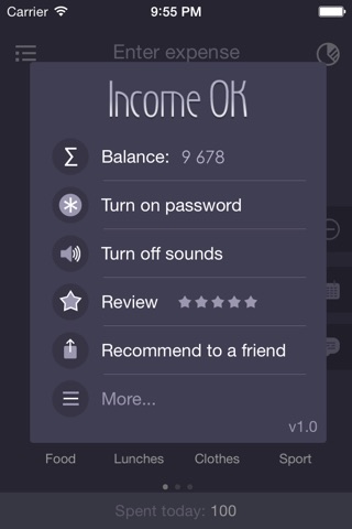 Expenses OK - expenses tracker screenshot 4