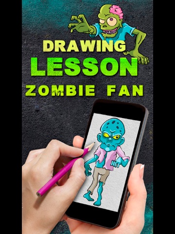 Screenshot #4 pour Drawing Lesson Zombie Fan