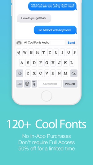 AllCoolFonts -  custom keyboard for all kinds of cool and fa(圖1)-速報App