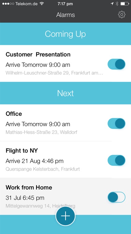 Alarm clock that adjust according to traffic - inTime -