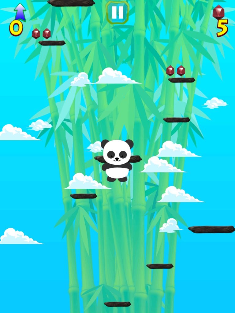A Panda Kid Jump Cute Animal Games Adventure screenshot 7
