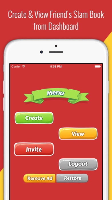 Screenshot #2 pour My Slam Book App