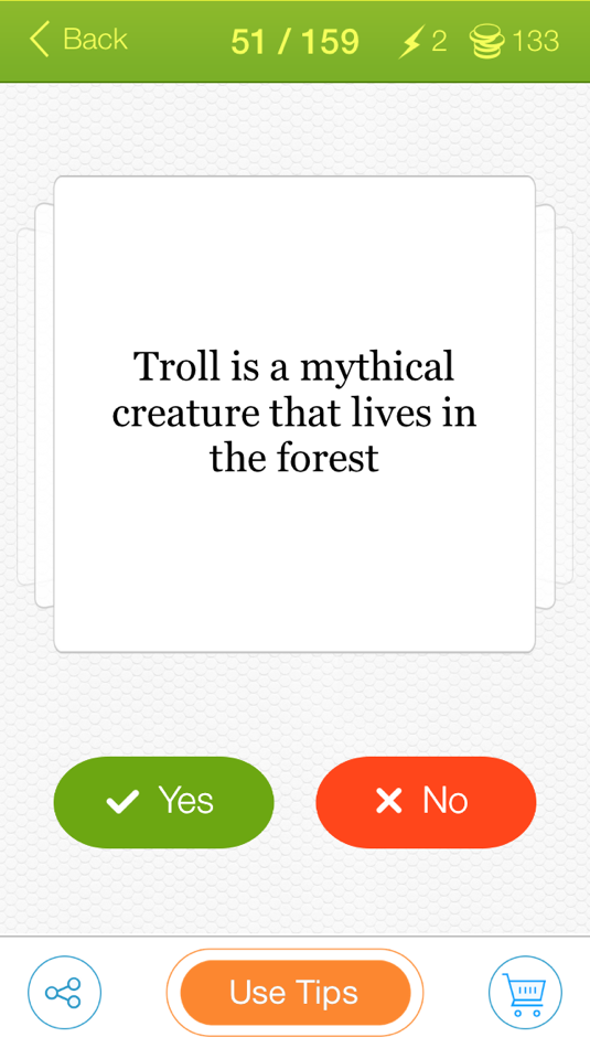 #4. True or False? - an exciting quiz with many interesting questions (iOS) Podle: Anton Kartunov