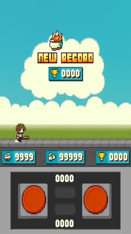 Pixel Bounce heroes Sword Survival Free Game screenshot 2