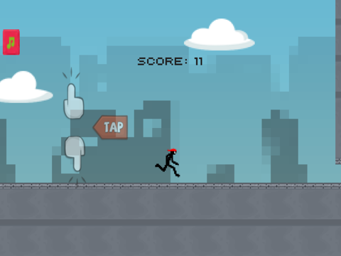 Screenshot #4 pour Stickman Runner Sprint City - Jump, Dash, & Swing in Stunt Draw City 2 : Parkour Running