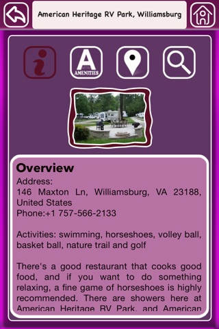 Virginia Campgrounds Offline Guide screenshot 3